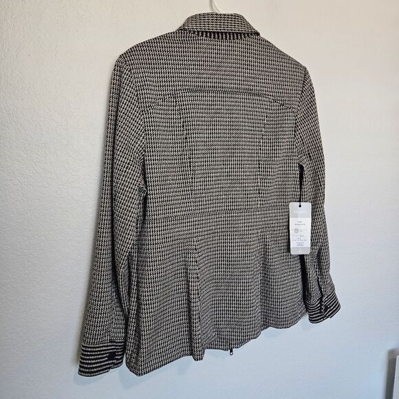 NWT Cabi | The Baron Jacket Houndstooth Brown Black Dark Academia, Womens Large - Picture 9 of 11